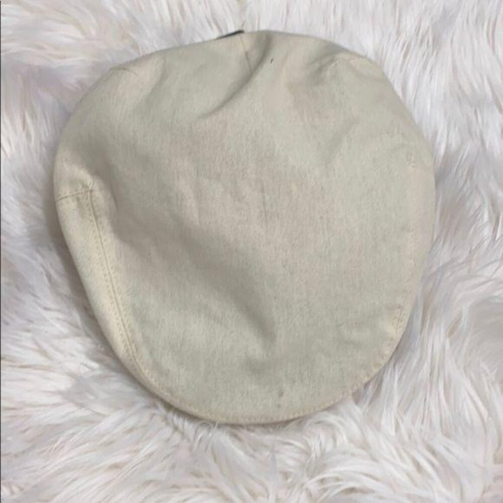 Men's Stone Color Solid Cabbie Hat